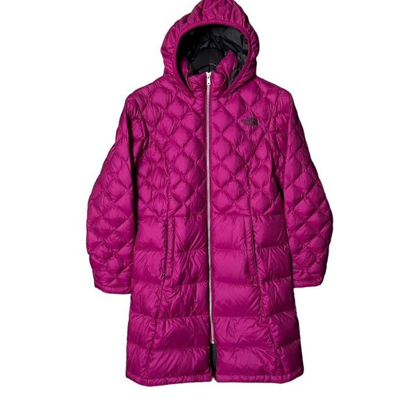 The North Face Girls 550 Down Long Coat Large - Picture 1 of 5